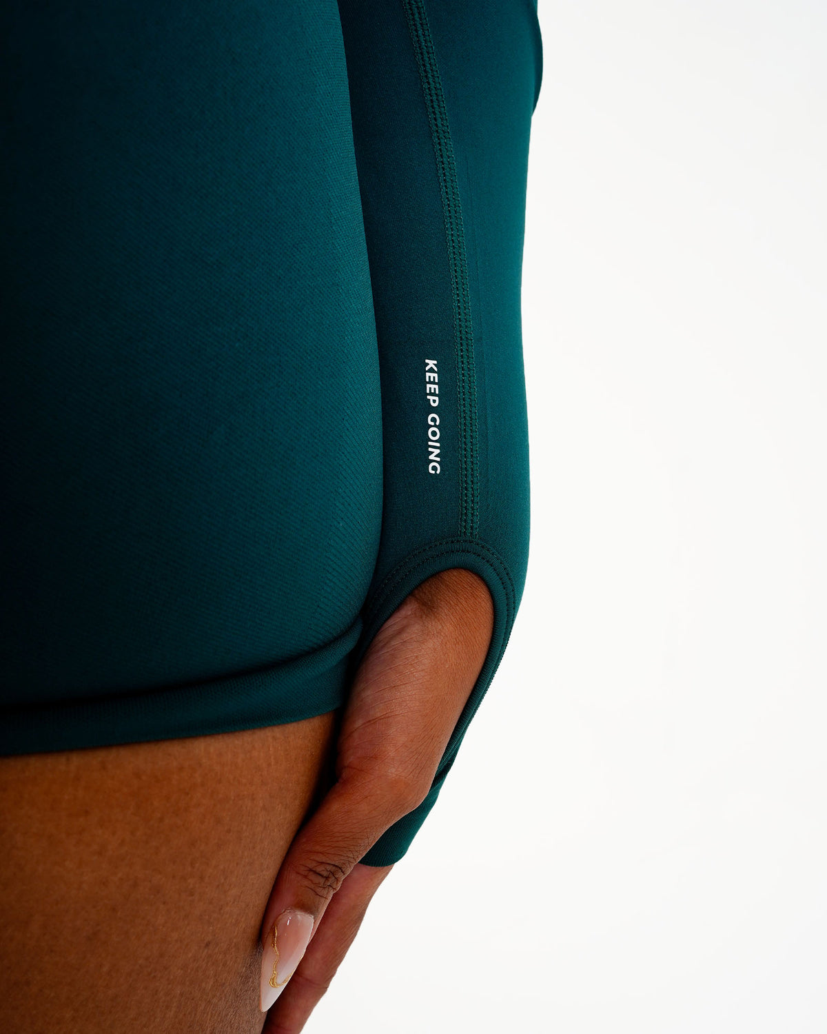 Long sleeve Boost Emeraude "keep going"