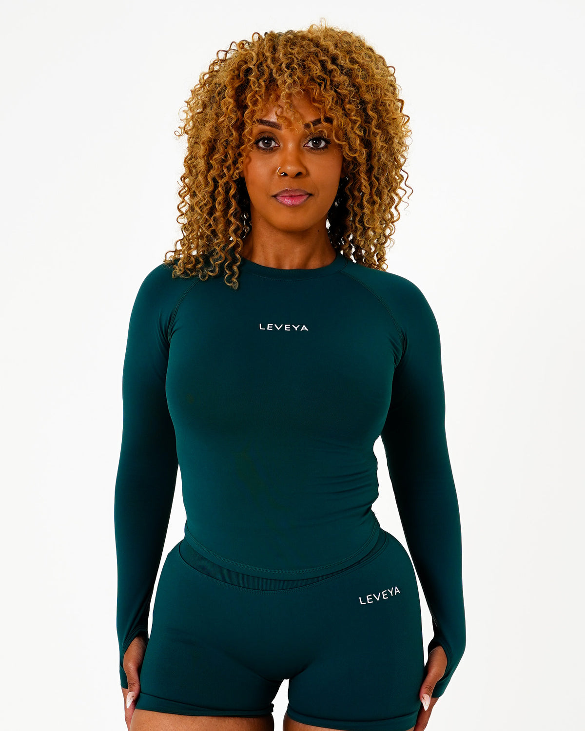 Long sleeve Boost Emeraude "keep going"